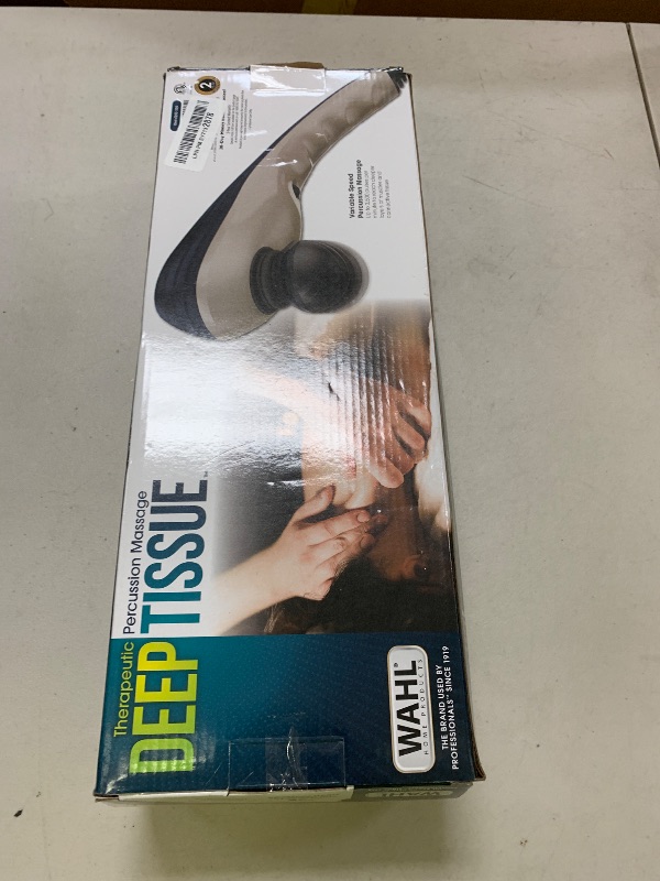 Photo 1 of Wahl Deep Tissue Corded Long Handle Percussion Massager - Handheld Therapy with Variable Intensity to Relieve Pain in The Back, Neck, Shoulders, Muscles, & Legs – FSA Eligible - Model 4290-300