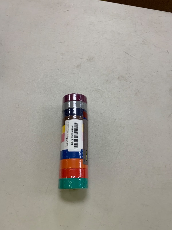 Photo 1 of LYLTECH Electrical Tape Matte Rainbow 11 Colors Pack, Waterproof,Strong Adhesive, Durable, Easy-Wrap,3/4-Inch by 30 Feet