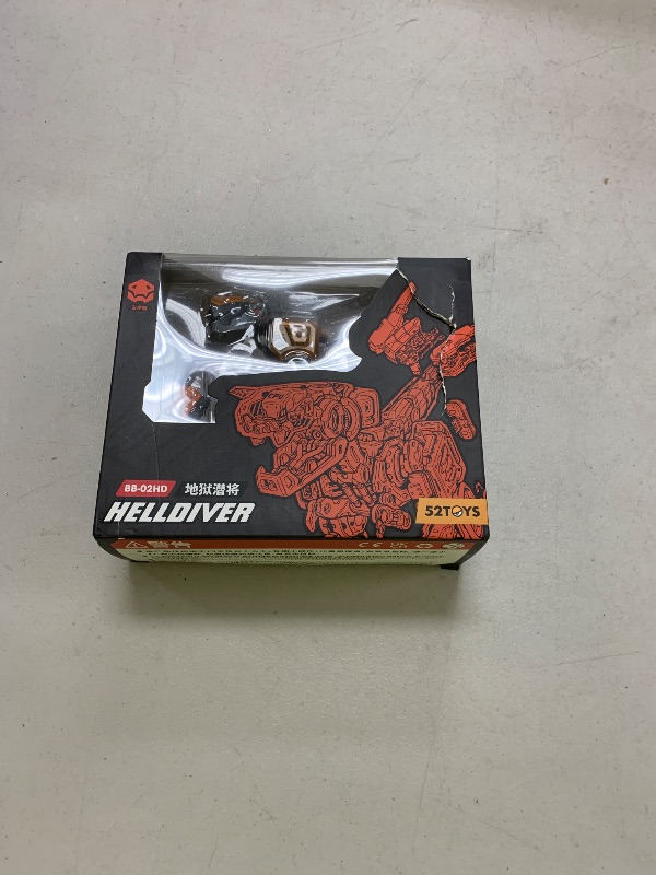 Photo 1 of BEASTBOX 52TOYS BB-02HD Helldiver Deformation Toys Action Figure, Converting Toys in Mecha and Cube, Perfect Birthday Party Gift for Teens and Adults, Based on Dinosaur