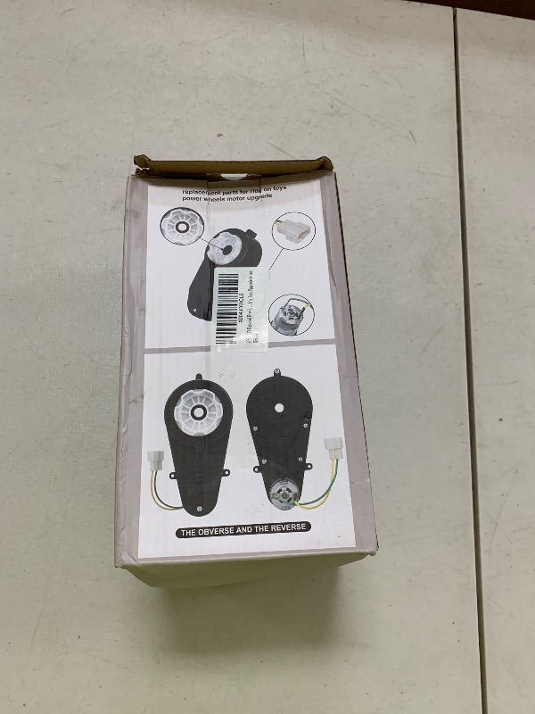 Photo 1 of 2Pcs 12V Powered Wheels Motor Upgrade Gearbox Electric Motor 12V RS550 40000RPM High Speed RS550 Drive Engine Upgrade Motor