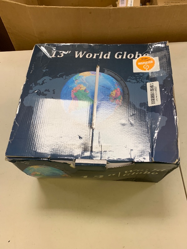 Photo 1 of Voxelure 13" Globe for Children & Adults, Interactive World Globe for Kids with HD Waterproof & Writable Surface, Educational STEM Learning Toy, Classroom Teaching Gift