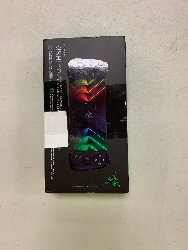 Photo 1 of Razer Kishi V2 Mobile Gaming Controller for Android: Console Quality Controls - Universal Fit - Stream PC, Xbox, PlayStation, Touch Screen Android Games - Customizable Triggers - Ergonomic Design