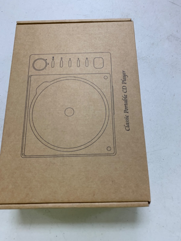 Photo 1 of CD Player Portable, Leapwell Portable CD Player with Speakers Bluetooth Rechargeable, Small Compact Retro CD Players for Home, Personal Desktop CD Player with USB FM Black
