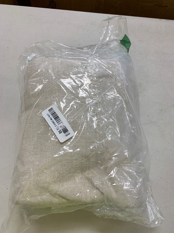 Photo 1 of 100% Blackout Thermal Curtains 84 Length 2 Panels Set for Bedroom, Linen Windows Pinch Pleated Drapes with Hooks for Track 7ft Modern Rustic Living Room Darkening Curtains 84 Inches Long Off White