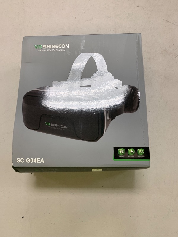 Photo 1 of VR Headset, for Smartphones, VR Head Mount Display, Headphone Included, for Smartphones, 3D Glasses, Aspherical Optical Lens, VR Videos, One-Click Reception, 120° Viewing Angle, 1080P,