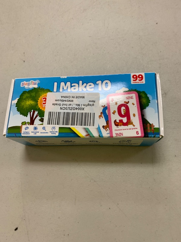 Photo 1 of gisgfim I Make 10 Math Games 99 Addition and Subtraction Flash Cards with Answer Bell Math Facts Flashcard Homeschool Classroom Must Have Educational Learning Activities for Kindergarten 1st 2nd Grade