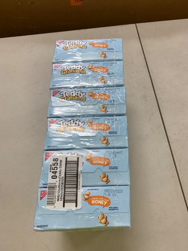 Photo 1 of TEDDY GRAHAMS Honey Graham Snacks, Bulk Kids Snacks, 6 - 10 oz Boxes