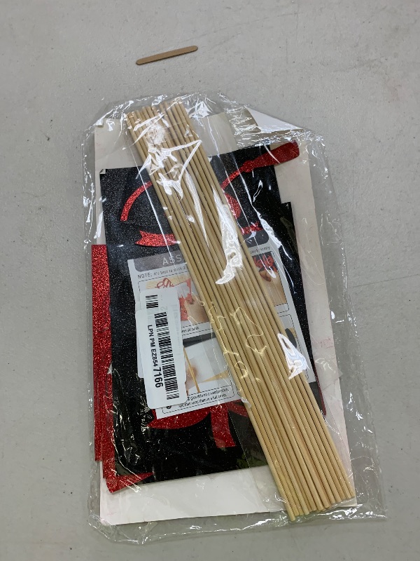 Photo 1 of 16 Pcs Graduation Decorations Class of 2025, Black & Red Double-Sided Graduations Party Decorations, Graduations Party Centerpieces for Table Toppers