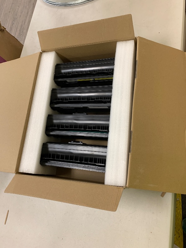 Photo 1 of 508X Toner Cartridge Set, 4-Pack( 1Black/1Cyan/1Magenta/1Yellow) Replacement for 508 508X Toner Cartridge CF360X CF361X CF362X CF363X Compatible for M553 M552 553 MFP M577 Series Printer