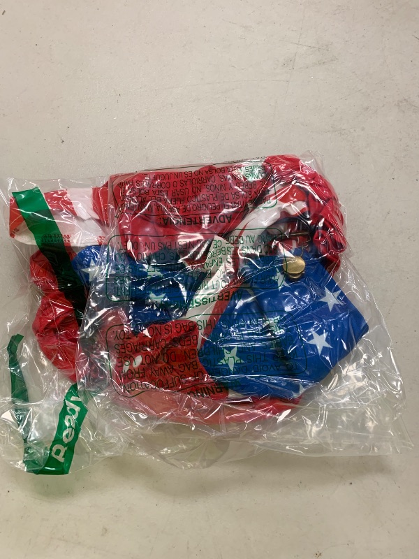 Photo 1 of mlpeerw Baby Girl 4th Of July Outfit Newborn Fourth Of July Romper+star Striped Suspender Dress+headband Set (Red star Striped Suspender Dress, 0-3 Months)