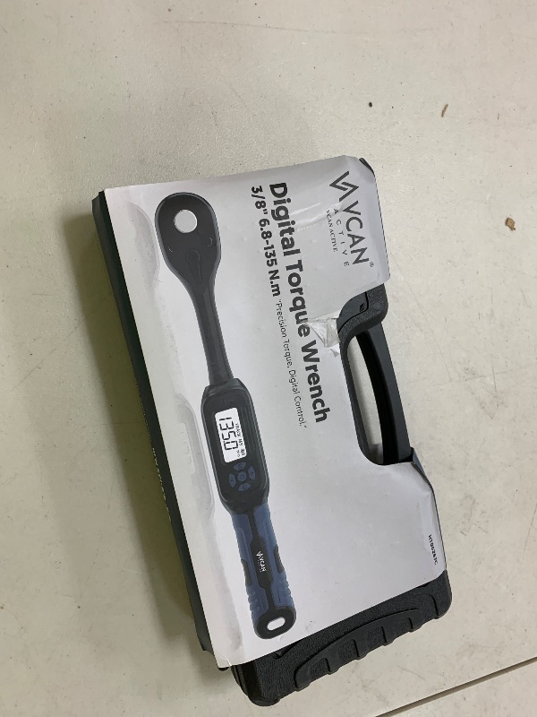 Photo 1 of 3/8 Torque Wrench Digital (5.02-99.6 Ft.Lb?±1 % Accuracy Digital Spark Plug Socket & Tire Inch Pound Torque Wrench 3/8 Drive with Buzzer and LED Flash Notification Track Mode for Moto Auto Car