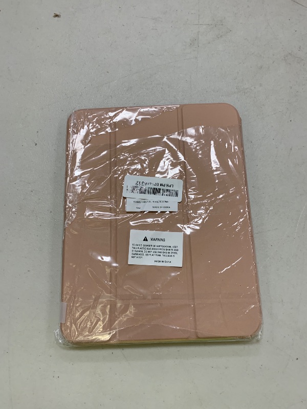 Photo 1 of Wenlaty Compatible with iPad (A16) 11th Generation Case 11 Inch 2025, for iPad 10th Generation 10.9 Inch 2022 with Pencil Holder, Trifold Stand Protective Clear Back Shell, Auto Wake/Sleep, Rose Pink