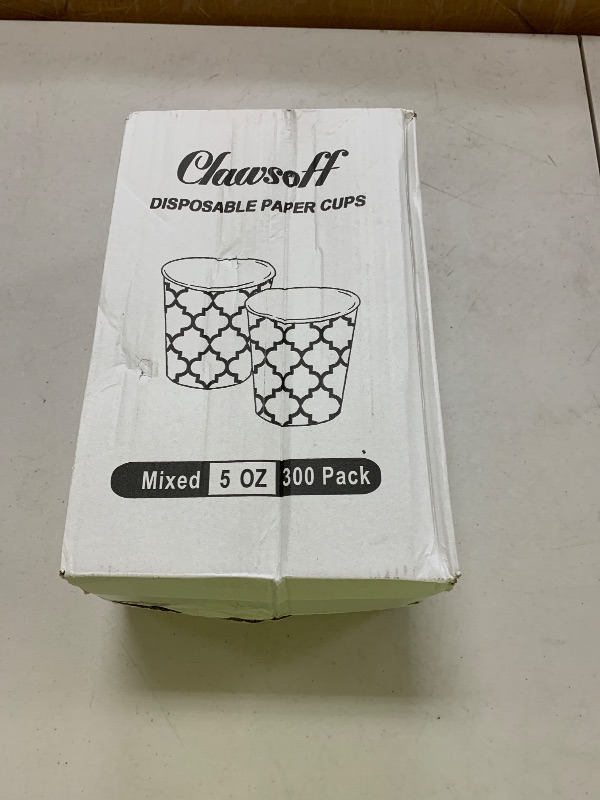 Photo 1 of [300 Pack] 5 oz Mini Paper Cups, Small Mouthwash Disposable Bathroom Cups 5 Ounce for Supermarket, Birthday Party, Travel, Events, Picnic, BBQ
