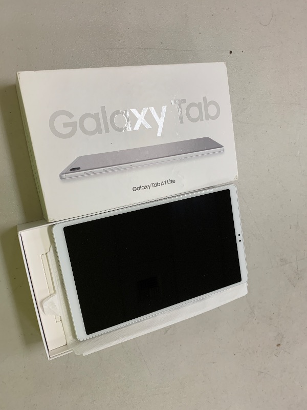 Photo 1 of SAMSUNG Galaxy Tab A7 Lite 8.7" 32GB WiFi Android Tablet, Compact, Portable, Slim Design, Kid Friendly, Sturdy Metal Frame, Expandable Storage, Long Lasting Battery, US Version, 2021, Silver