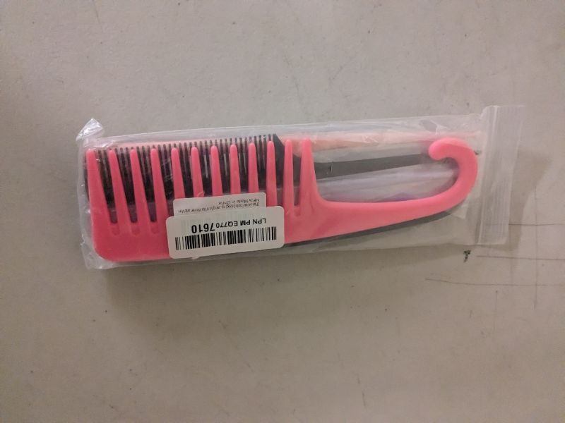 Photo 1 of 2Packs Wide Tooth Detangling Combs for Curly Hair, Premium Anti-Static Heat Resistant Styling Set with Shower Comb and Teasing Brush for Women and Men