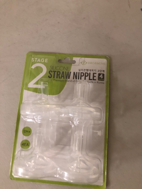 Photo 1 of Grosmimi Replacements (Straw only 4-counts, Stage 2)