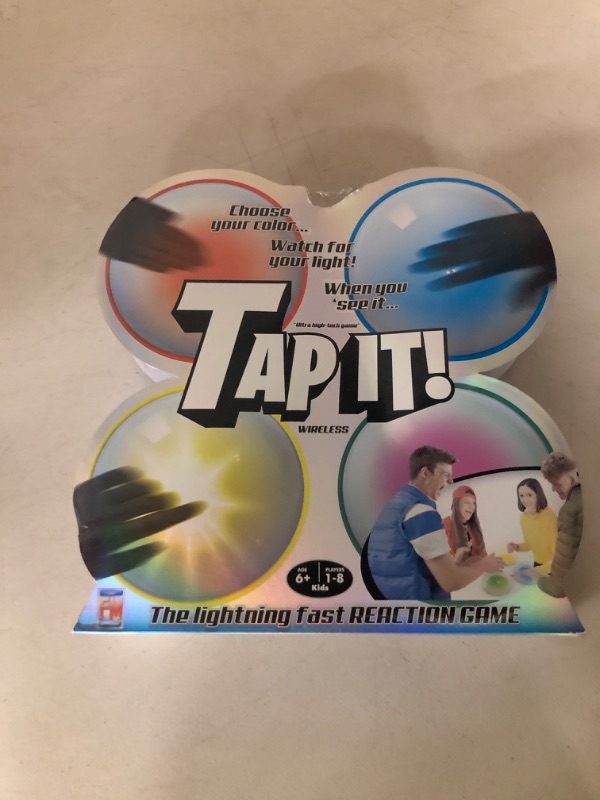 Photo 1 of Fotorama Tap It Wireless Ultra High-Tech Pod , 4 Fun Games in One, Develop Hand-Eye Coordination, Agility, and Memory, Up to 8 Players, for Ages 6 and Up , White