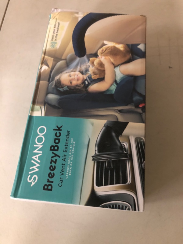 Photo 1 of Swanoo Car AC Vent Extender | Air Vent Hose for Backseat | Directs Cool or Hot Air to Kids & Pets | Universal Fit | Extends Up to 10 FT | AC Tube for Baby Car | Back Seat Air Conditioning | BreezyBack