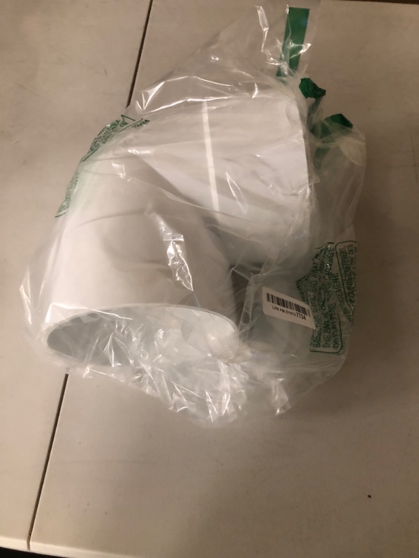 Photo 1 of NDS 6P02 PVC 90-Degree Elbow, 6-Inch, for Hub X Hub Solvent-Weld Connections, for Use with 6-Inch Sewer and Drain Pipe, White