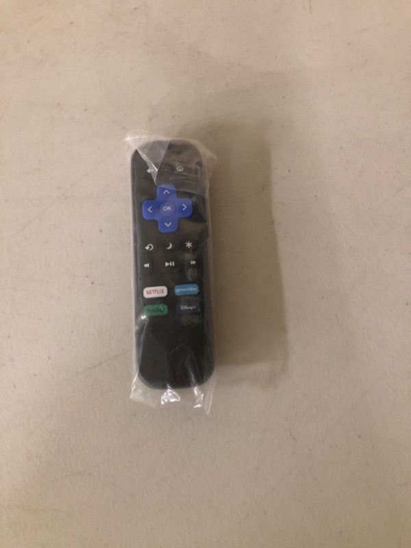 Photo 1 of Replacement Remote Control Only for All Roku TV, Compatible for TCL Roku/Hisense Roku/Onn Roku Series Smart TVs (Not for Roku Stick and Box)