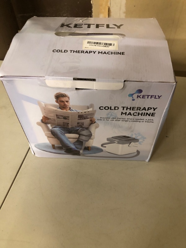 Photo 1 of KETFIY Cold Therapy Machine,Programmable Timer Ice Therapy for Knee with Silent Pump,Knee Ice Machine for Sports Injuries Cryotherapy,Shoulder,Ankle and Back