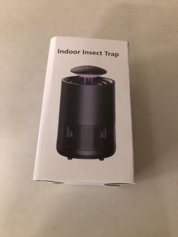 Photo 1 of CXRUY Indoor Insect Trap - Fly Traps Catcher for Mosquito, Fruit Flies, Gnat, Moth, Fly Killer Bug Trap with UV Light Black