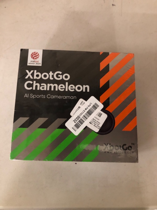 Photo 1 of XbotGo Chameleon AI Auto Sports Action Camera - 4K 60FPS Soccer Camera and Basketball Tracking Camera for Team Sports, Live Streaming, No Subscription, Works with iOS & Android (Lemon Green)
