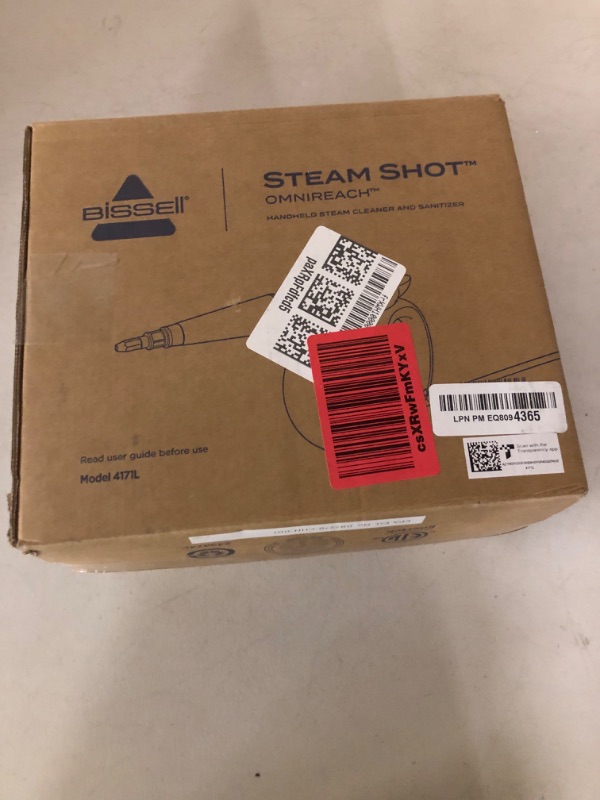Photo 1 of BISSELL® Steam Shot™ OmniReach handheld portable steam cleaner for tile, grout, windows, bathrooms, kitchens, fabric steaming tool