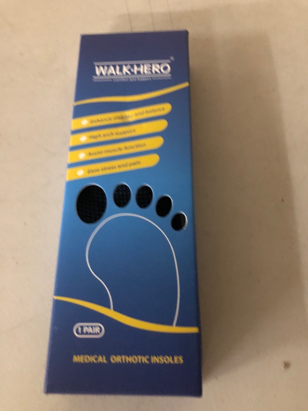 Photo 1 of Inserts Relieve Plantar Fasciitis - Flat Feet Insoles Arch Supports, Orthotic Insoles for Foot Pain Arch Pain Reduce Muscle Fatigue Absorb Shock (Mens 4-4 1/2 | Womens 6-6 1/2)