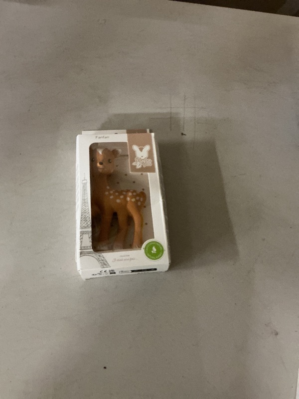 Photo 1 of Sophie la girafe Fanfan The Fawn | Teether Friend to Sophie la girafe | Natural Rubber | Designed for Teething Babies | Awaken All 5 Senses | Easy to Clean