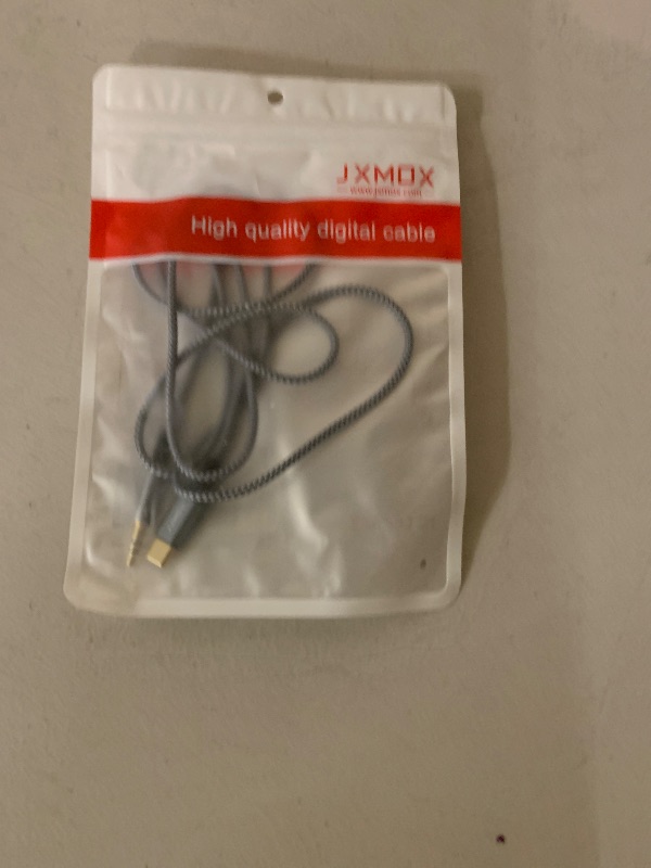 Photo 1 of JXMOX USB C to 3.5mm Audio Aux Jack Cable (4ft), Type C to 3.5mm Headphone Car Stereo Cord Compatible with iPhone 17 16 15 Pro Max Air, Samsung Galaxy S25 S24 S23 S22 S21 Note 20, Pixel 9 8, iPad Pro