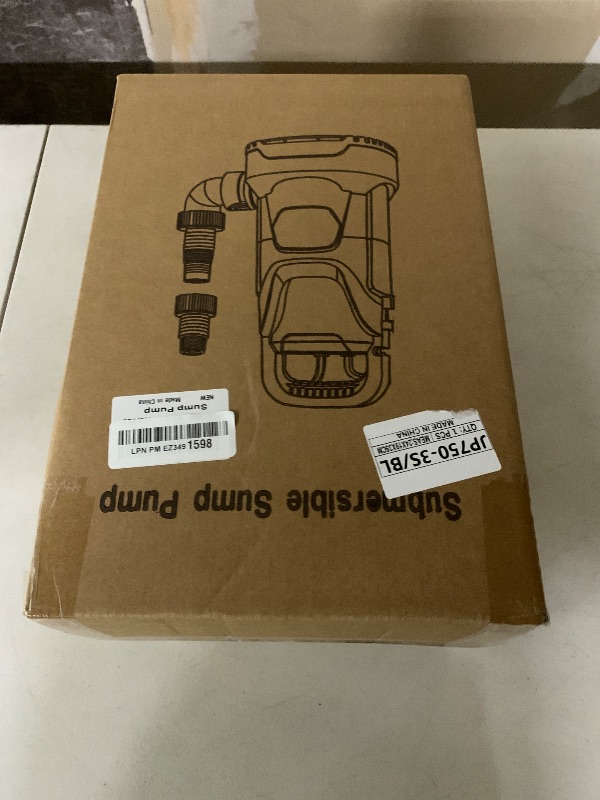 Photo 1 of PANRANO Sump Pump 1.1HP Submersible Water Pump 4700GPH Electric Portable Transfer Water Pump for Pool Draining Basement