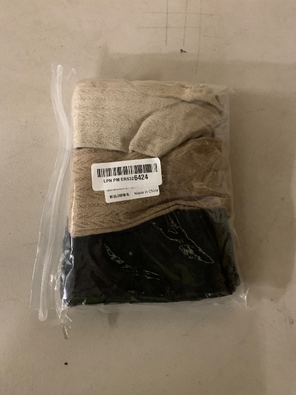 Photo 1 of Colorful Childhood Baby Girls Tights Cotton Cable Knit Footed Pantyhose Baby Stockings Toddler Leggings 3 Pairs Black/Coffee/Khaki Size 3-5T