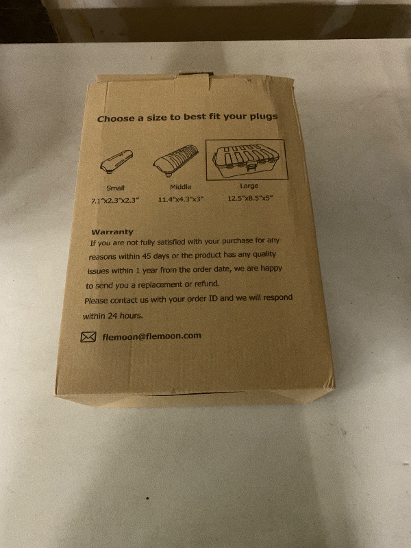 Photo 1 of Flemoon IP54 Waterproof Box with Large Capacity Outdoor Weatherproof Box, Gray