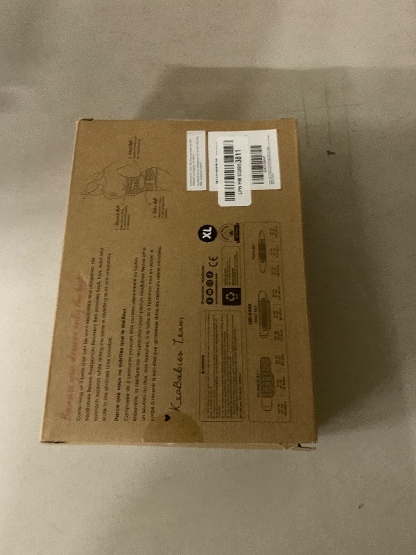 Photo 1 of 3 in 1 Postpartum Belly Support Recovery Wrap – Postpartum Belly Band, After Birth Brace, Slimming Girdles, Body Shaper Waist Shapewear, Post Surgery Pregnancy Belly Support Band (Midnight Black, XL)