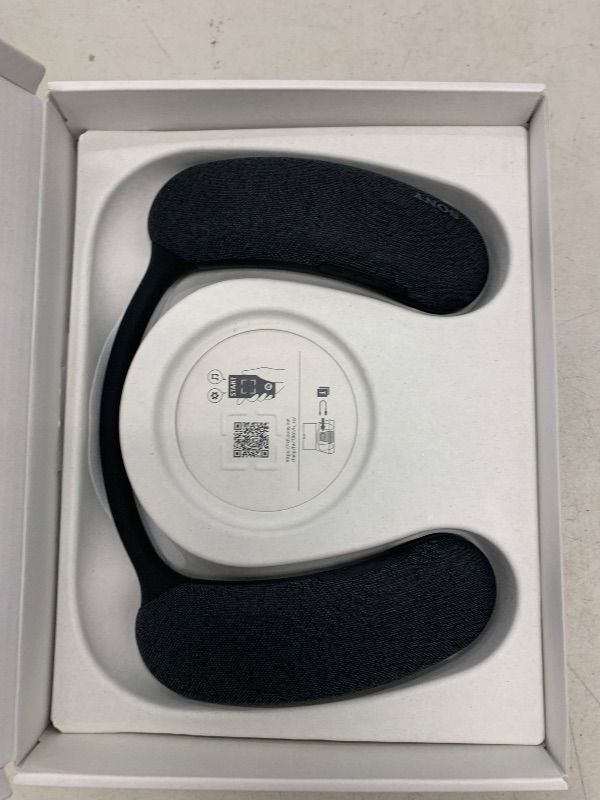 Photo 1 of Sony BRAVIA Theater U Wireless Wearable TV Speaker with Bluetooth, Personalized Home Theater Audio, Gaming Compatibility, Built-in mic, 12 Hour Battery Life, IPX4 Splash-Resistant (HT-AN7)