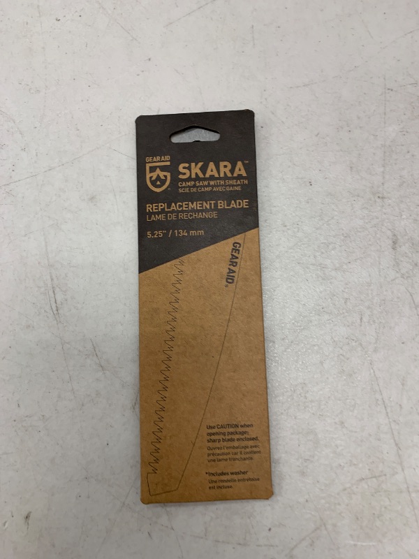 Photo 1 of GEAR AID Skara Replacement Blade for Folding Camp Saw, Ideal for Cutting 2.5” Diameter Wood for Camping, Hiking, Trail Maintenance, Hunting, and General Pruning
