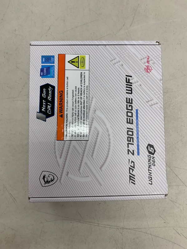 Photo 1 of MSI MPG Z790I Edge WiFi Gaming Motherboard (Supports 12th/13th/14th Gen Intel Processors, LGA 1700, DDR5, PCIe 5.0, M.2, 2.5Gbps LAN, USB 3.2 Gen2, Wi-Fi 6E, Bluetooth 5.3, Mini-ITX)