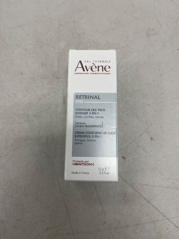 Photo 1 of Avène Retrinal EYES Advanced 3-In-1 Eye Cream, Retinal eye cream, Powered by Retinaldehyde & Hyaluronic Acid, Helps smooth wrinkles, minimizes under-eye puffiness & dark circles, eye cream anti-aging
