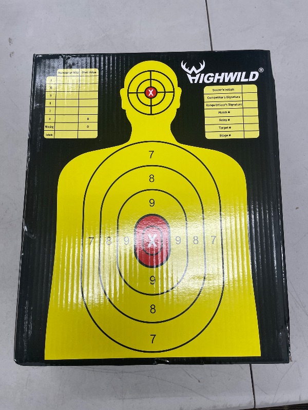 Photo 1 of Highwild Shooting Targets Silhouette Cardboard Targets (25 Pack - 13" X 16")