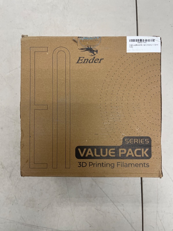 Photo 1 of Creality 2kg Black & White PLA 1.75mm Filament Bundle for 3D Printing with No-Tangling Strong Bonding and Overhang Performance, Accuracy +/- 0.02mm