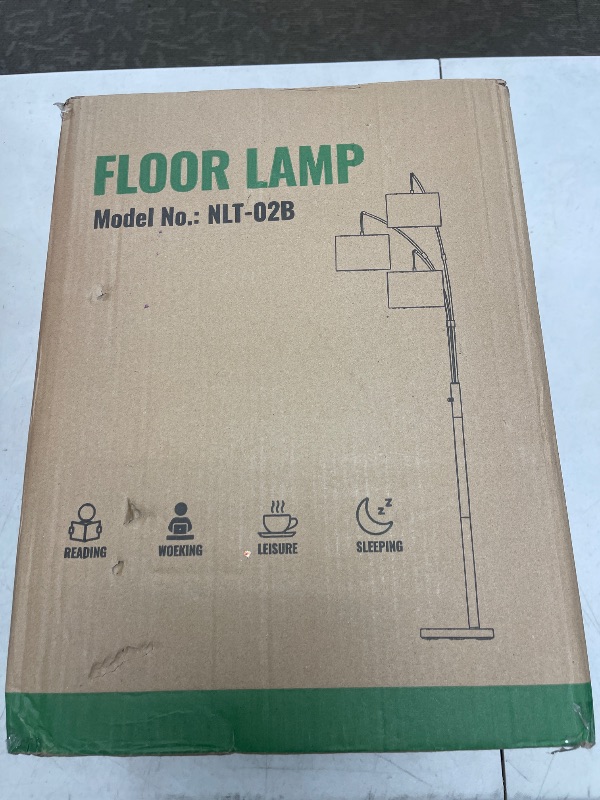 Photo 1 of Fansdrick Arc Floor Lamp, 3 Light Floor Lamp with Remote, 2400LM Super Bright Tall Standing Lamp with 3 Color Temps & Dimmable, 80" Mid Century Tree Floor Lamps for Living Room, Bedroom, Office