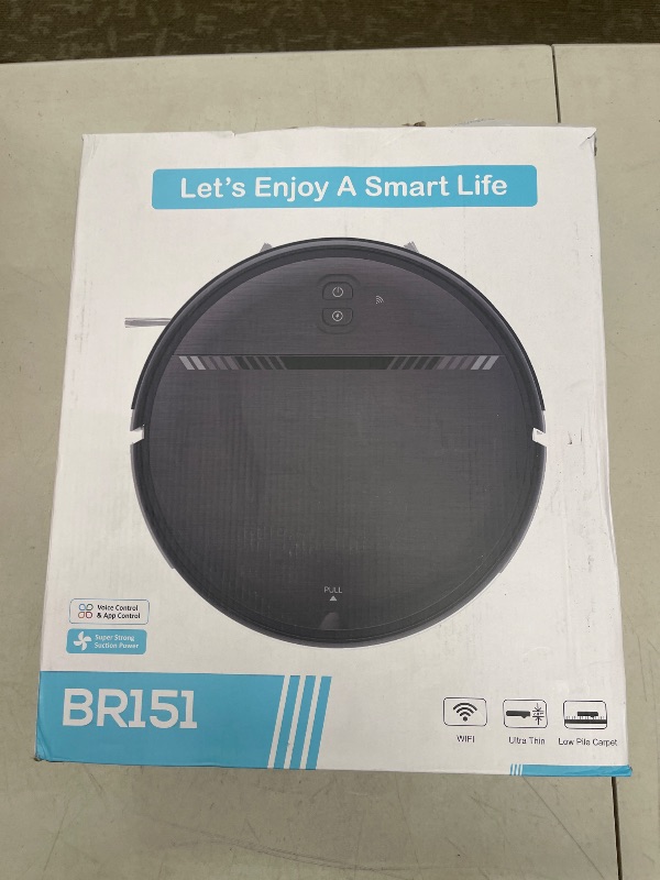 Photo 1 of XIEBro Life Robot Vacuum and Mop Combo, Robotic Vacuum Cleaner 2 in 1 with WiFi/App/Voice, Schedule, Water Tank and Dustbin, Self-Charging, Slim, Ideal for Hard Floor, Pet Hair, Carpet