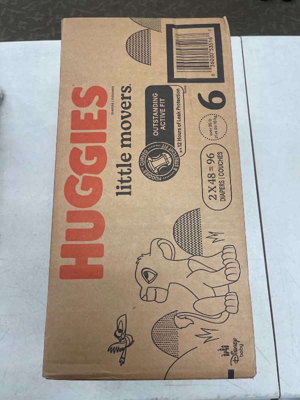 Photo 1 of Huggies Little Movers Baby Disposable Diapers 