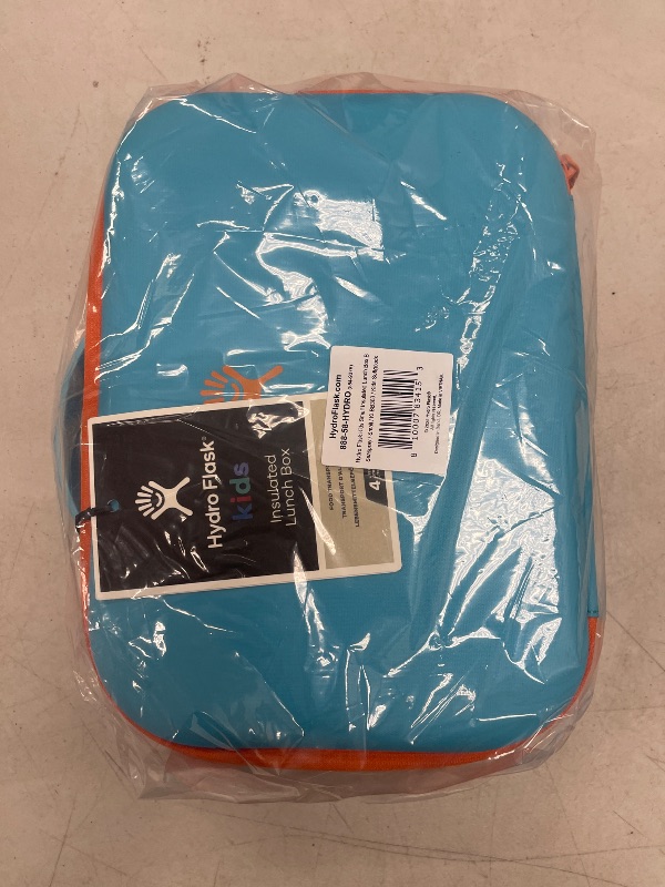 Photo 1 of Hydro Flask Lunch Box for Kids - Unisex for Girls or Boys - Insulated Lunch Bag for School in Seaspray Blue