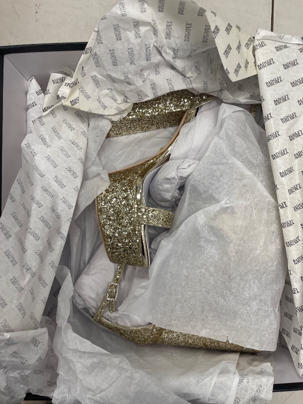 Photo 1 of Badgley Mischka Women's Party Heeled Sandal, Platino (Gold), 6.5