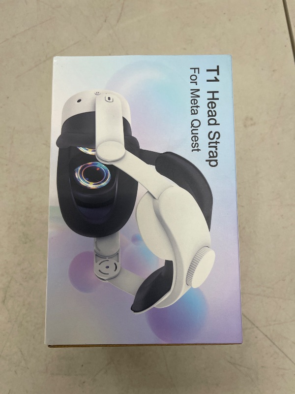 Photo 1 of Head Strap for Meta/Oculus Quest 3/3S: Adjustable Quest 3/3S Elite Strap Replacement - Enhanced Comfort Support of VR Headset - Reduce Pressure Extend Playtime