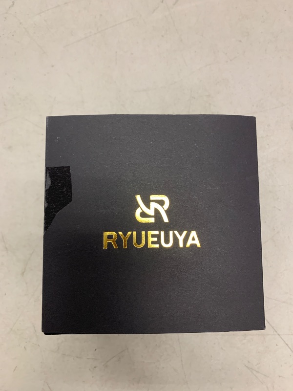 Photo 1 of RYUEUYA Luxury Designer Rugged Metal Case with Band, Compatible for Apple Watch Series 8/7 45mm and SE/6/5/4 44mm, Stainless Steel Military Protective Cover,44/45mm,RBM-BR