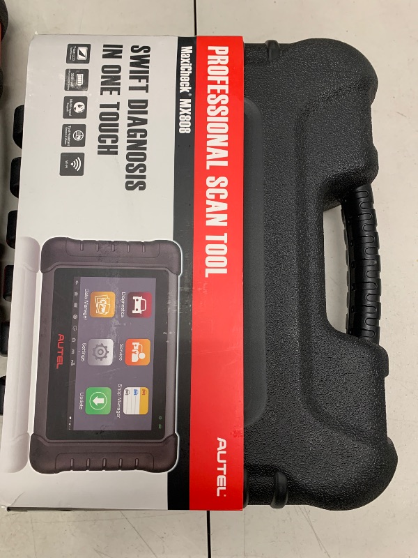 Photo 1 of Autel Scanner MaxiCheck MX808S, 2025 US Ver. of MaxiCOM MK808S/ MK808Z, Bidirectional 11OS as MX900 MK900 MK900BT, 3000+ Active Test, 28+ Service, OE All System OBDII Diagnostic Tool, FCA Autoauth
