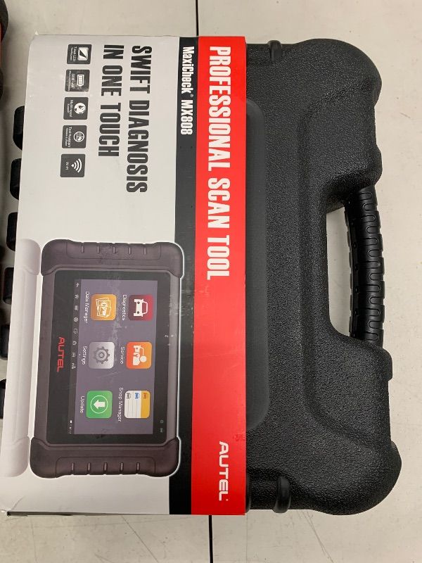 Photo 1 of Autel Scanner MaxiCheck MX808S, 2025 US Ver. of MaxiCOM MK808S/ MK808Z, Bidirectional 11OS as MX900 MK900 MK900BT, 3000+ Active Test, 28+ Service, OE All System OBDII Diagnostic Tool, FCA Autoauth
